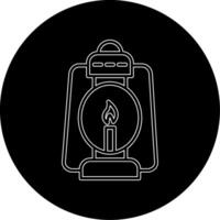 Oil Lamp Vector Icon