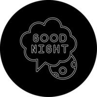 Good Night Vector Icon