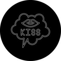 Kiss Vector Icon