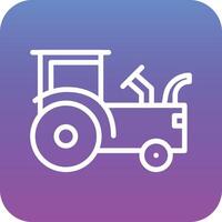 icono de vector de tractor