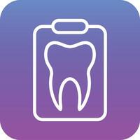 Tooth Analysis Vector Icon