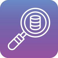 Search Database Vector Icon