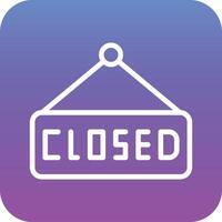 Closed Tag Vector Icon