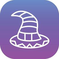 Witch Hat Vector Icon