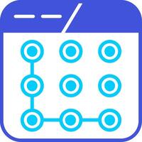 Lock Pattern Vector Icon