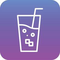 Cold Drink Vector Icon