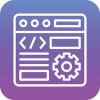 Code Settings Vector Icon
