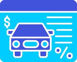 Car Loan Vector Icon