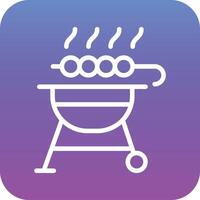 BBQ Grill Vector Icon