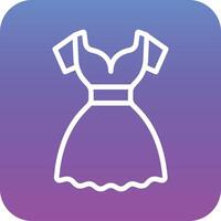 Party Dress Vector Icon