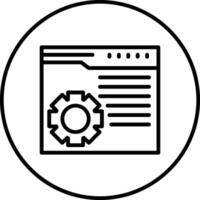 Web Maintenance Vector Icon