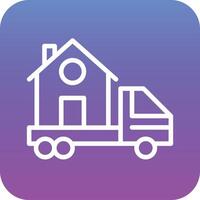 House Relocation Vector Icon