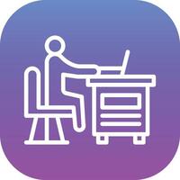 Workplace Vector Icon