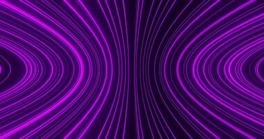 3d abstract bending reality futuristic neon background, ultraviolet glowing lines, laser rays, speed of light. Looping seamless animation video