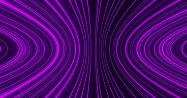 3d abstract bending reality futuristic neon background, ultraviolet glowing lines, laser rays, speed of light. Looping seamless animation video