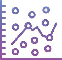 Scatter Plot Vector Icon