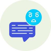 Angry Chat Vector Icon