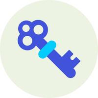 Old Key Vector Icon