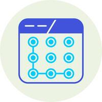 Lock Pattern Vector Icon