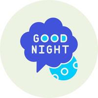 Good Night Vector Icon