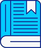 Line filled Blue Icon vector