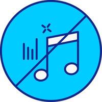 Line filled Blue Icon vector