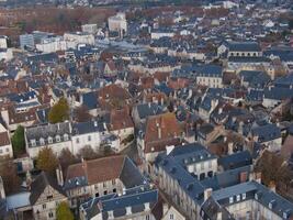 the roofs of the buildings photo