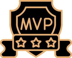 icono de vector de mvp