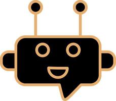 Robot Chat Vector Icon