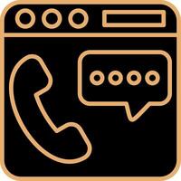 Phone Chat Vector Icon