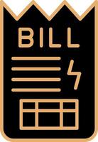 Bill Vector Icon