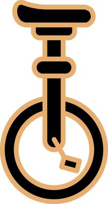 Unicycle Vector Icon