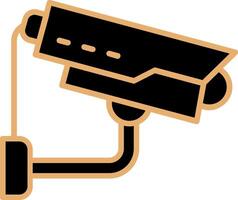 icono de vector de cámara de seguridad