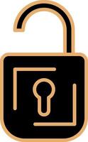 Open Padlock Vector Icon