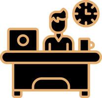 Workaholic Vector Icon