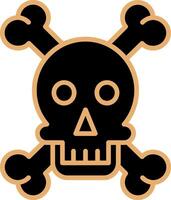 Skull And Bones Vector Icon