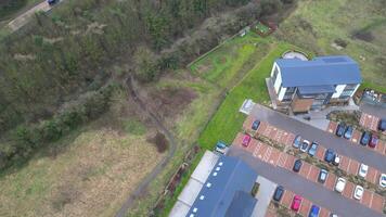 High Angle View of Kettering Town of Northamptonshire England United Kingdom. November 1st, 2023 video