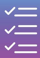 Tasks List Vector Icon