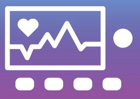 Heart Monitoring Vector Icon