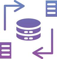 Data Synchronization Vector Icon