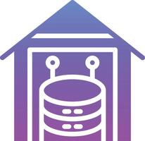 Data Warehouse Vector Icon