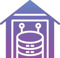 Data Warehouse Vector Icon