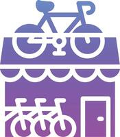 Bike Shop Vector Icon