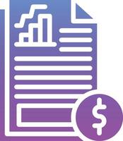 Financial Statements Vector Icon