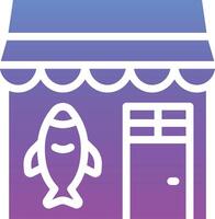 Fish Shop Vector Icon