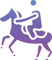 Horse Rider Vector Icon