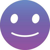 Slightly Smiling Face Vector Icon