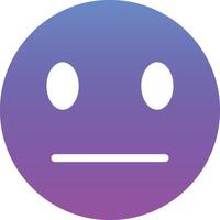 Expressionless Face Vector Icon