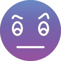 Face with Raised Eyebrow Vector Icon