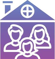 Family Home Vector Icon